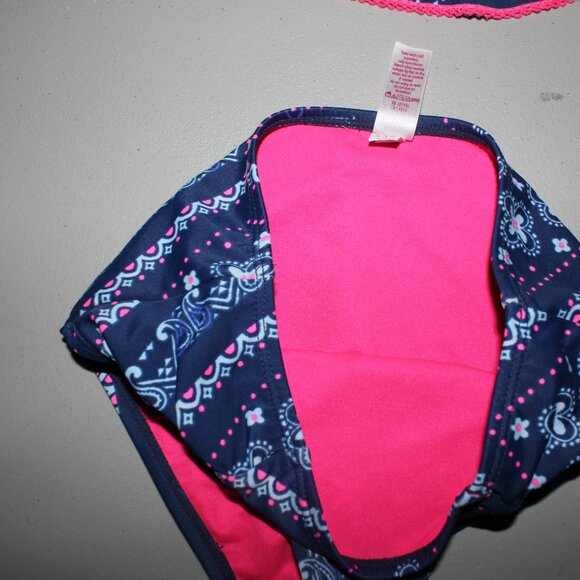 Blue & Pinki 2 Pcs Justice Bikini Swimsuit Size 8 - Picture 4 of 11